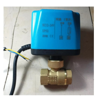Valvula Motorizada Alta calidad 1/2" N.Cerrada 110-220Vac