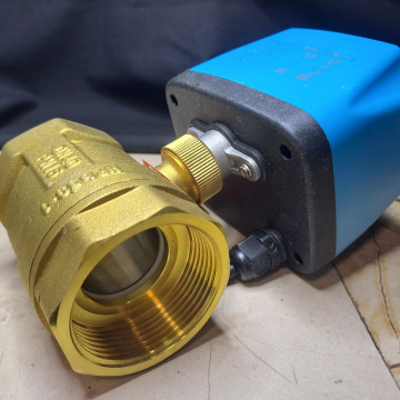 Valvula Motorizada Alta calidad 1-1/2 Pulg N.Abierta 110-220Vac